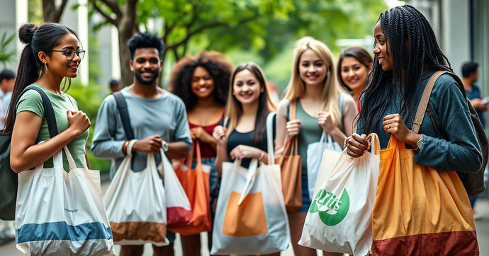 Sacola de plástico: Praticidade e Sustentabilidade