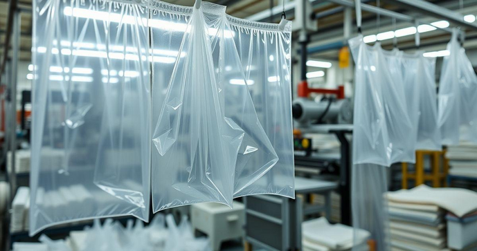 Fábrica de Sacos Plásticos Transparentes para Diversas Aplicações