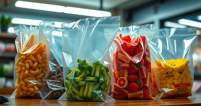 Sacos Plásticos Personalizados para Alimentos: Vantagens e Variações